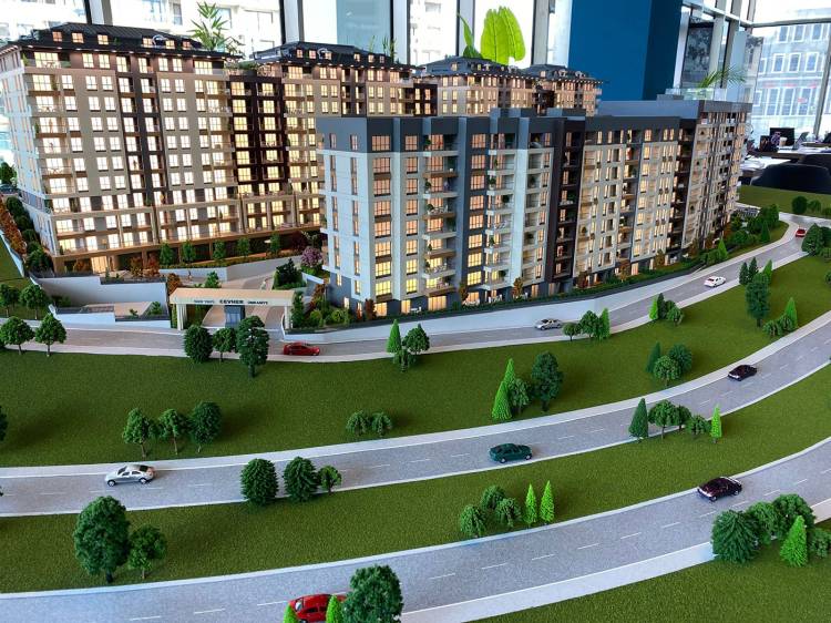 Cevher İstanbul mimari maket projesi