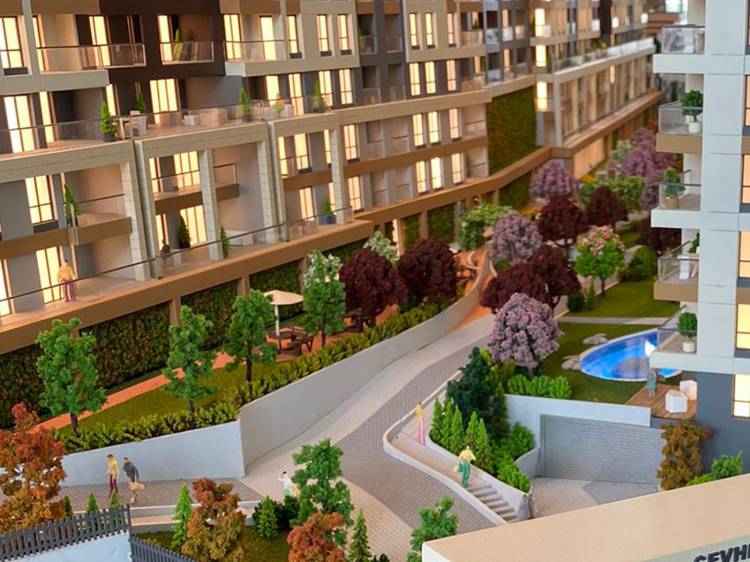 Cevher İstanbul mimari maket projesi