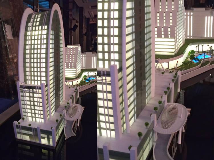 Elite World Hotels mimari maket projesi
