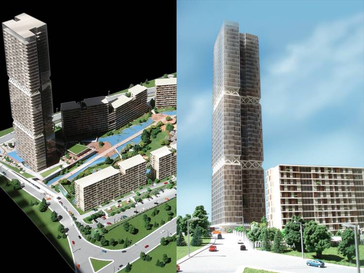 Exen architectural model project