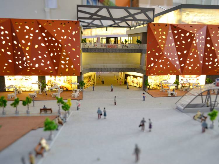 Metro Garden architectural model project