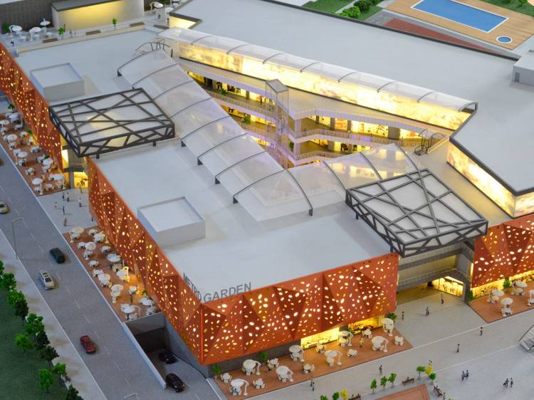 Metro Garden architectural model project