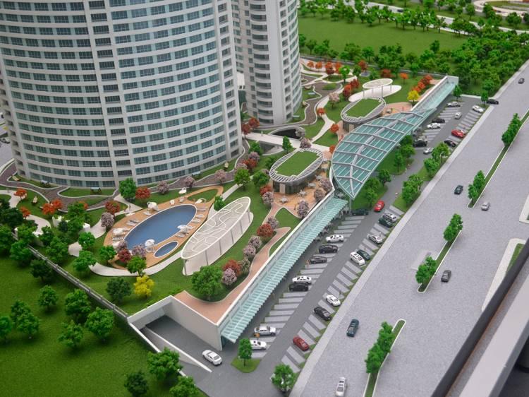 Orya Park architectural model project