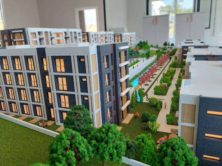 RoseMarine Garden mimari maket projesi