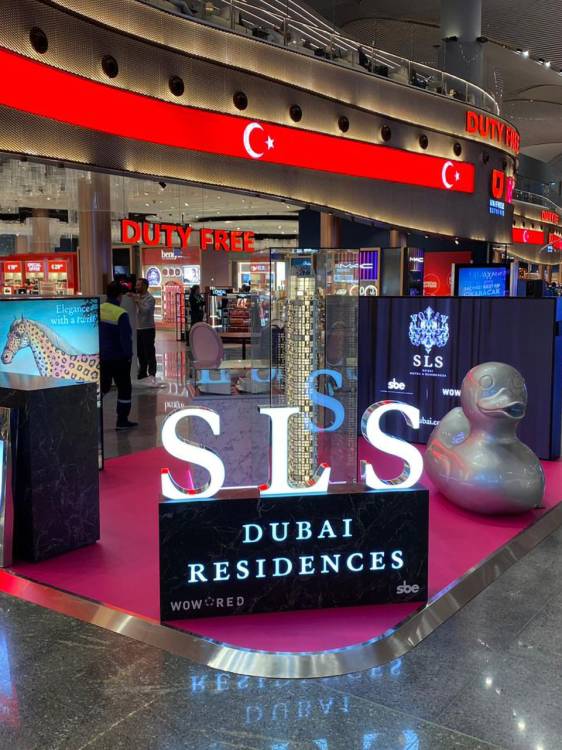 SLS Dubai mimari maket projesi
