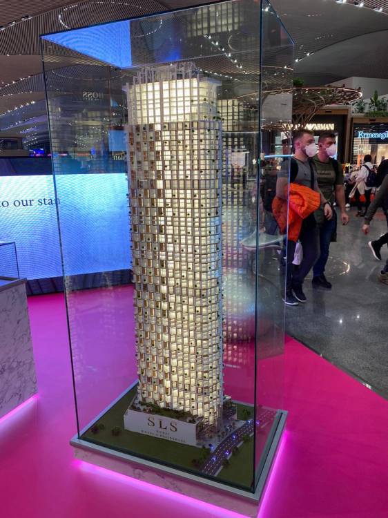 SLS Dubai mimari maket projesi
