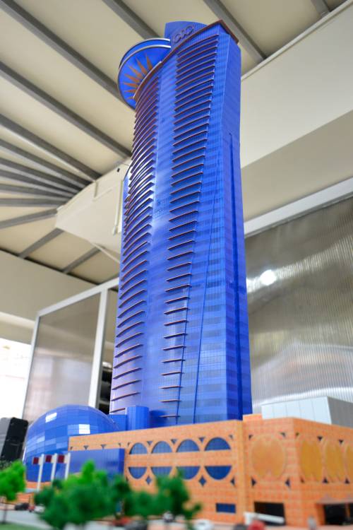 World Trade Center Doha mimari maket projesi